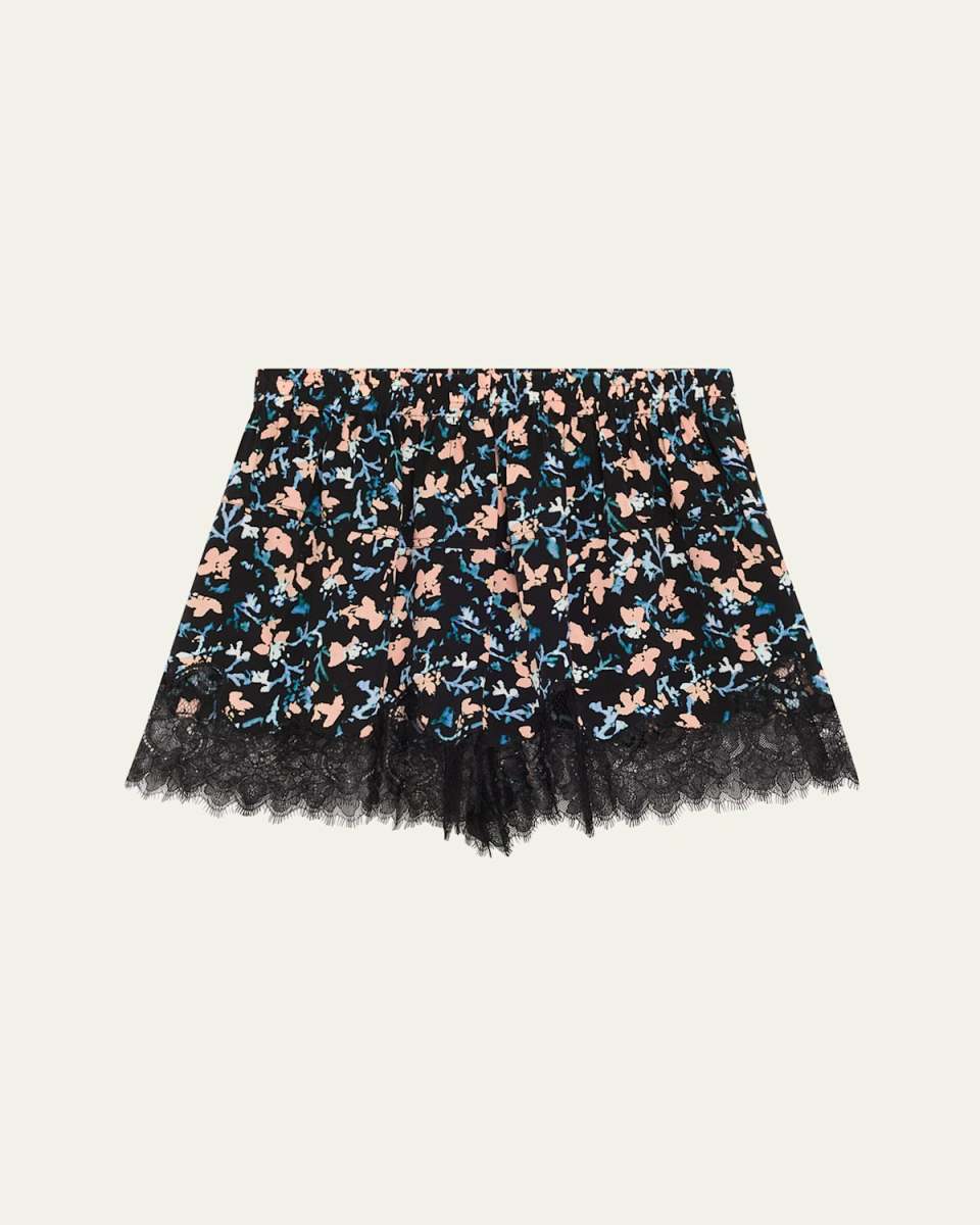 Noella Floral Lace Shorts